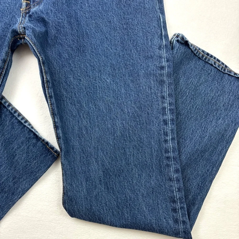 Levi’s 501 Button Fly Medium‎ Wash Rugged Solid Classic “50’s” Jeans Size 36/32